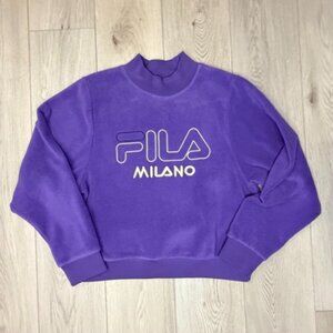 FILA Purple Sweater Long Sleve Vintage SMALL